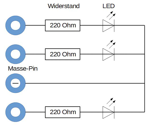 RGB LED Schaltplan
